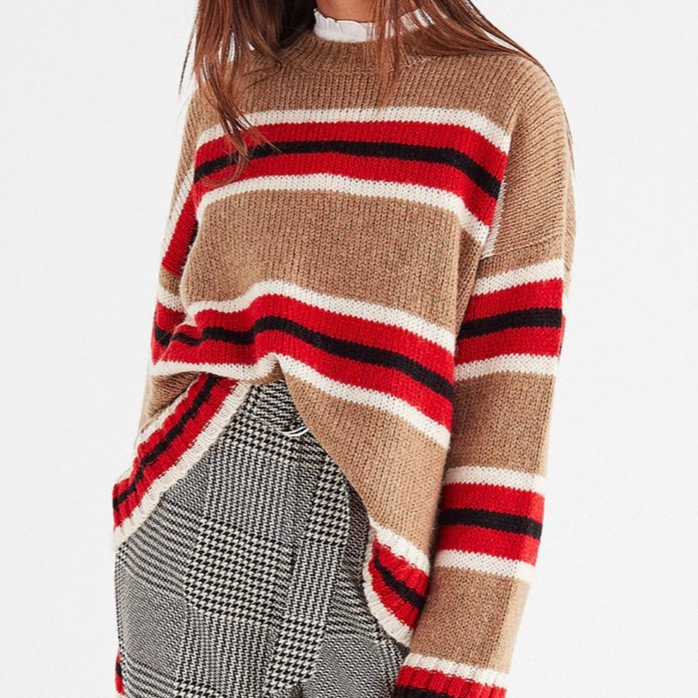 UO Oversized Striped Boyfriend Sweater